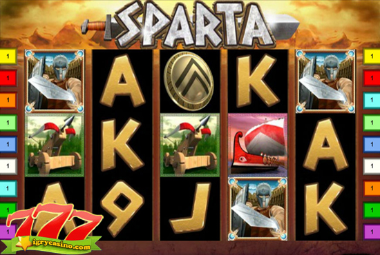sparta онлайн игровой автомат