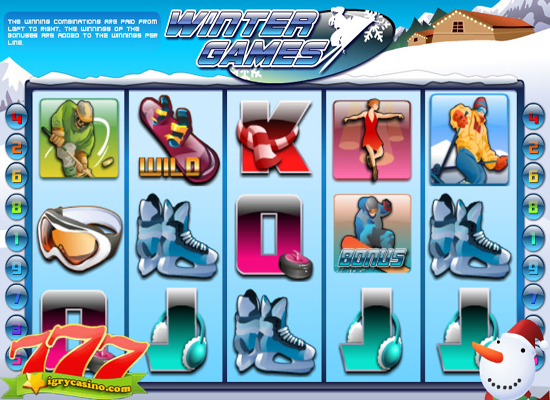бесплатный игровой автомат winter games